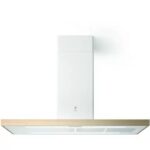 Hotte décorative îlot ELICA BIO ISLAND WH/A/120*58 ROVERE