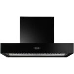 Hotte décorative murale 890 SH-BLK