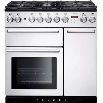 Piano de cuisson gaz							FALCON				NEXUS 90 BLANC CHROME SATINÉ